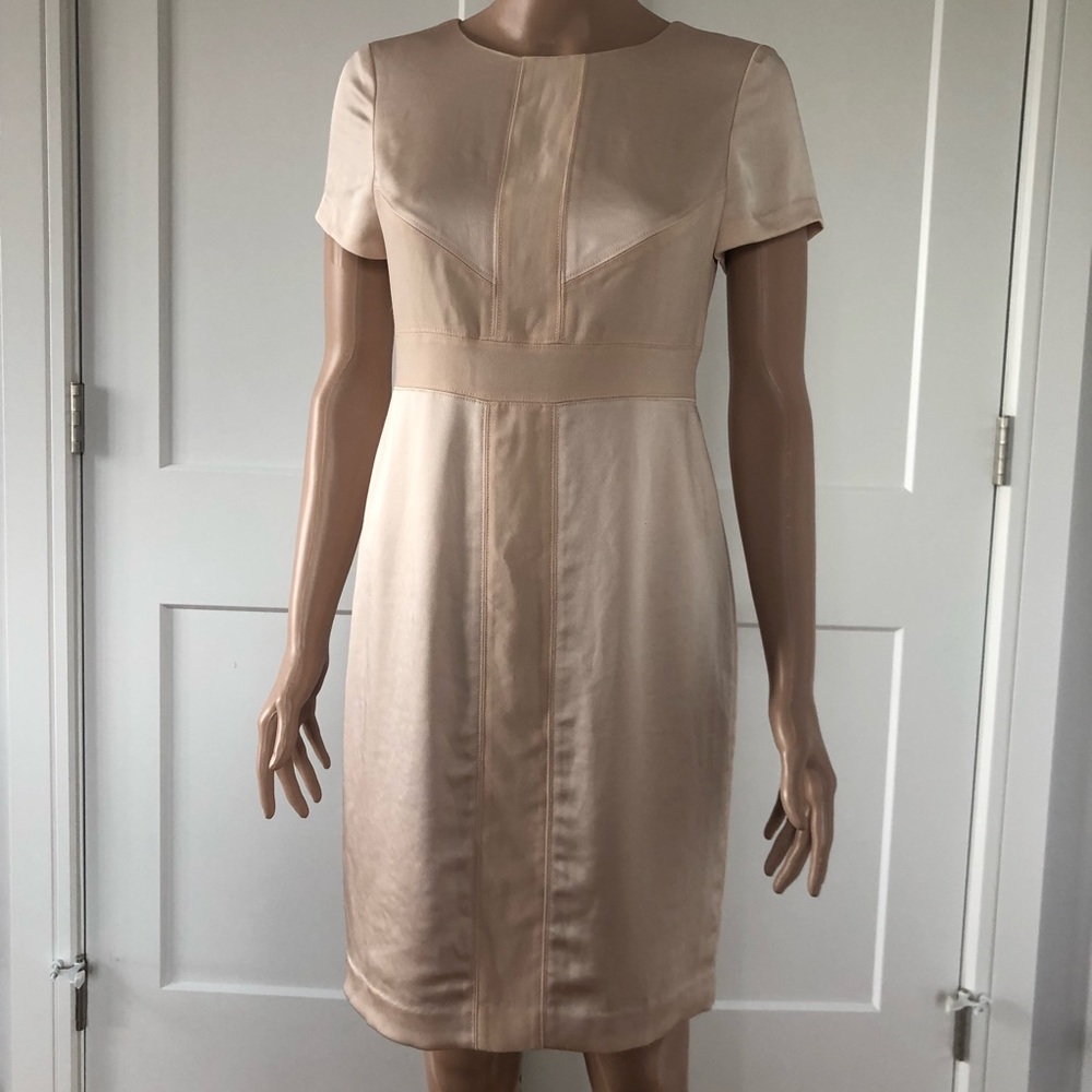 NWOT Ann Taylor Light Pink Short Sleeve Knee Length Dress 2P